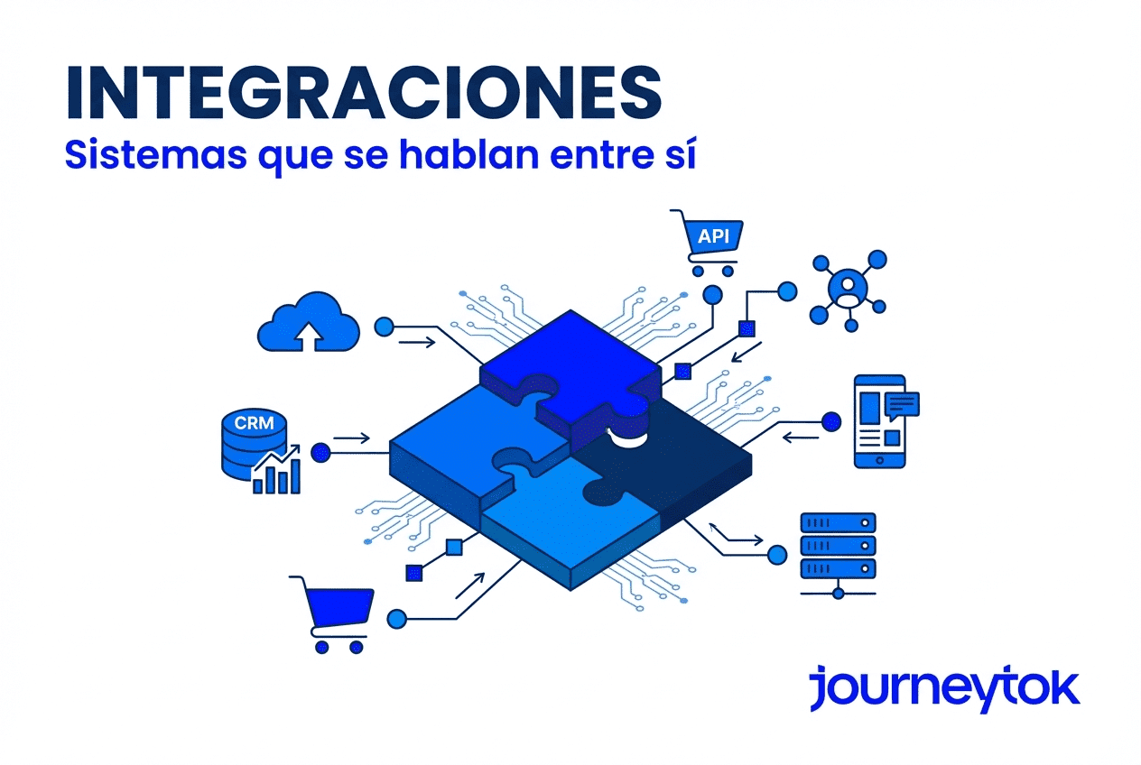 En Journeytok nos integramos con tu actual proveedor de tecnología